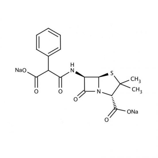Carbenicillin Disodium Salt Solution, 100mg/mL, Sterile