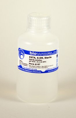 EGTA 0.5M, pH 8.0, Sterile