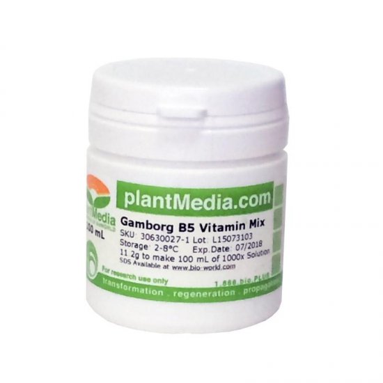 Gamborg B5 Vitamin Mix, 1000X
