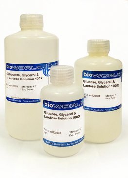 Glucose, Glycerol & Lactose Solution 100X