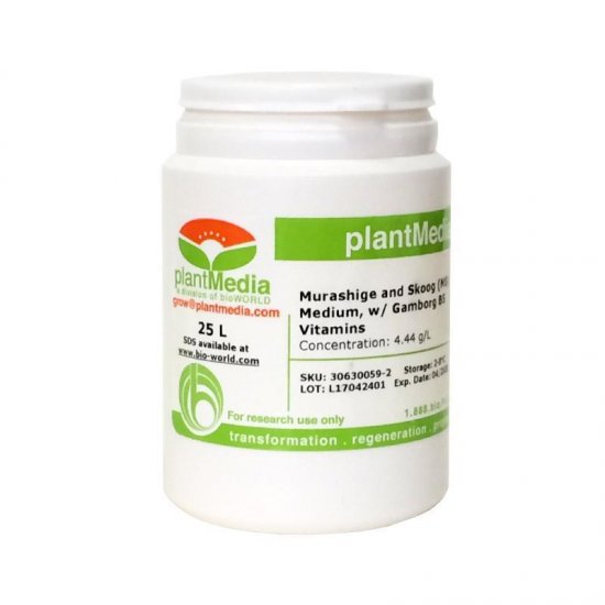 Murashige and Skoog (MS) Medium, w/ Gamborg B5 Vitamins