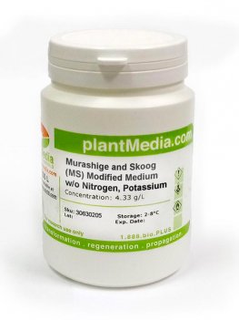 Murashige and Skoog (MS) Medium w/o Nitrogen, Potassium, or Phosphates
