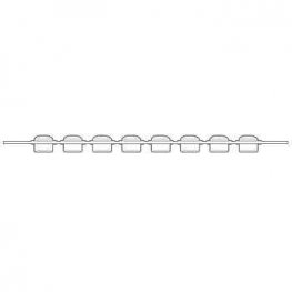 PCR Dome Caps (only), 8-Strip (125 Strips), 0.2 mL, Clear