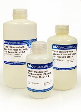 TBST Standard with Sodium Azide 10X with 1% Tween 20, pH 7.4