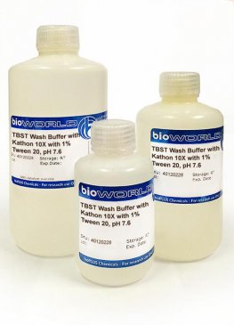TBST Wash Buffer with Kathon 10X with 1% Tween 20, pH 7.6