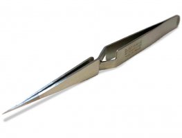 Tweezers, Slender Tip Fine Point, 115mm